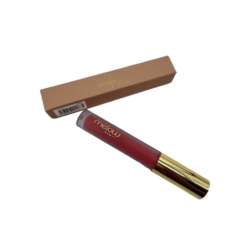 Mellow Cosmetics Liquid Lip Gloss Santorini NEW IN BOX Mauve Pink